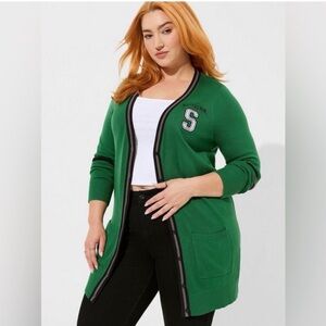 Warner Bros. Green and Black Harry Potter Sweater